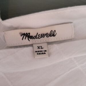 Madewell White Midi Dress